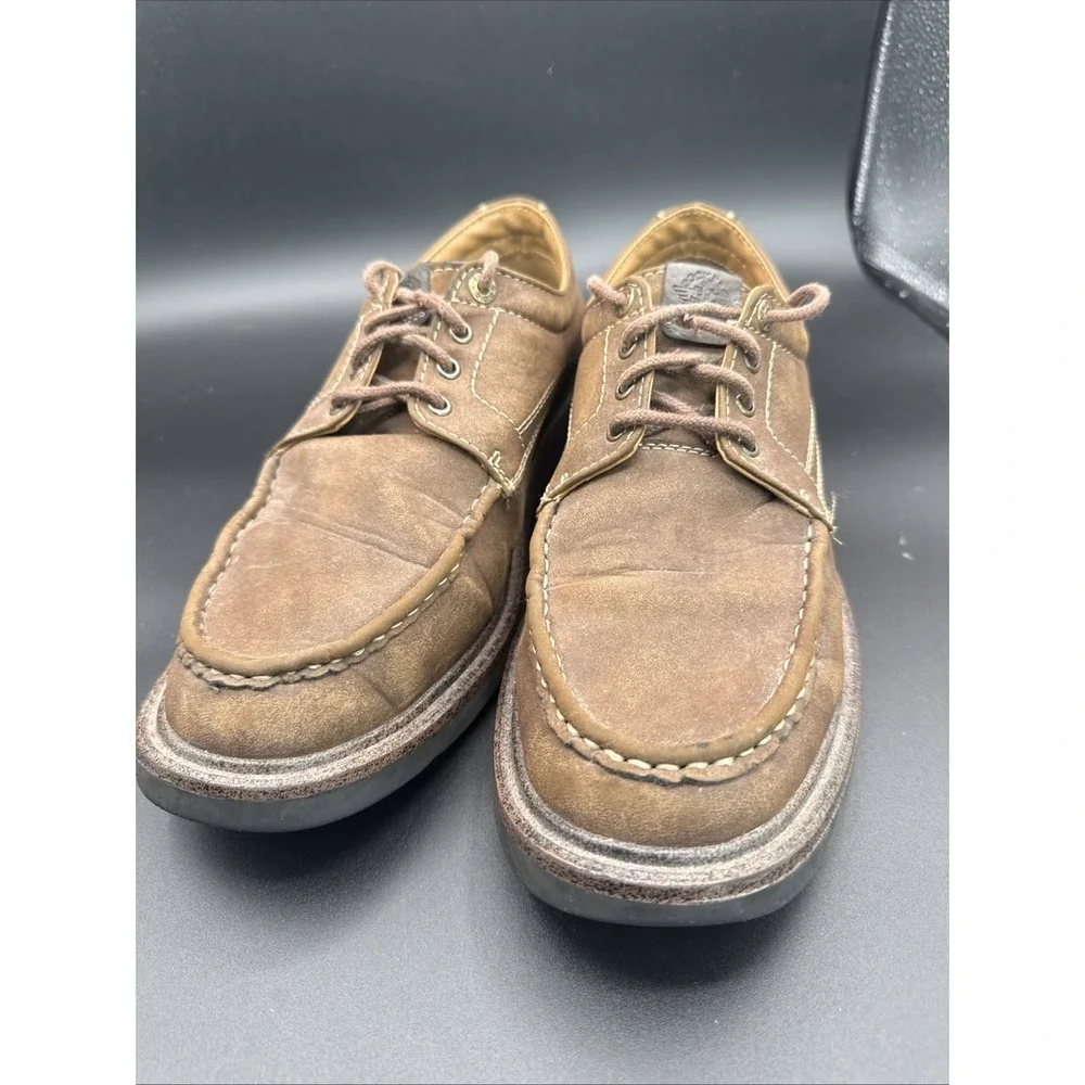 Dockers Men's Size 10 M Brown Oxford Lace Up Comfort Dress Casual Shoes Loafer